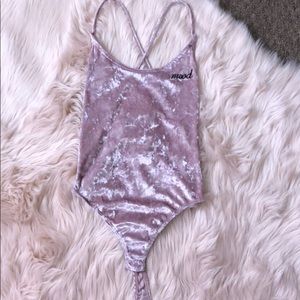 Velvet Pink Body Suit
